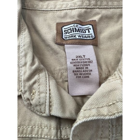 SCHMIDT WORK WEAR BUTTON UP SHIRT SIZE‎ 2XL | C1 - Picture 3 of 5